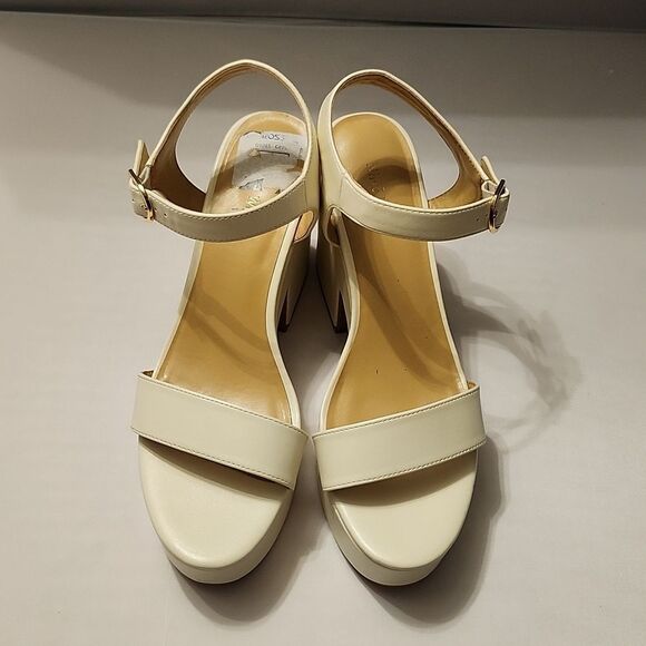 BRAND NEW NINE WEST BLOCK HEEL ROUND-TOE WOMEN'S PLATFORM SANDAL - Picture 2 of 16